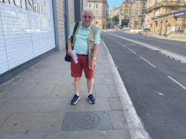 Tony Emmott explains the plaques